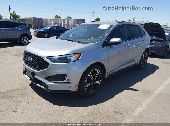 2FMPK4AP6LBB58997 2020 FORD EDGE Silver Przód lewy