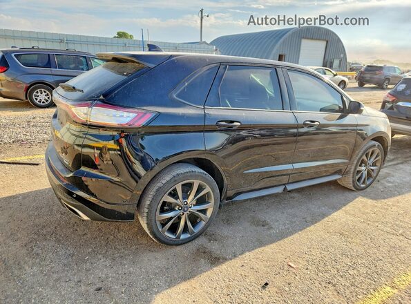 2FMPK4AP7GBB61588 2016 FORD EDGE Black Tył prawy