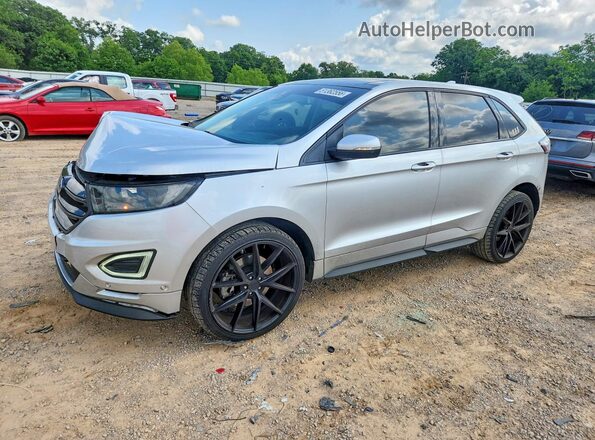 2FMPK4AP7JBB61453 2018 FORD EDGE Silver Vista tres cuartos delantera izquierda