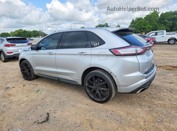 2FMPK4AP7JBB61453 2018 FORD EDGE Silver Trasero izquierdo