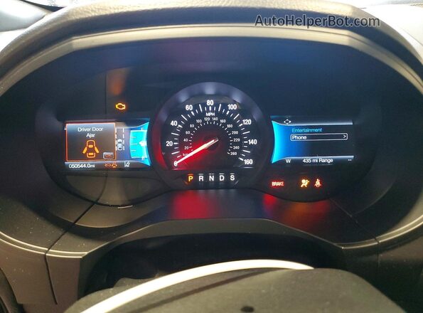 2FMPK4AP7NBA61228 2022 FORD EDGE Синий Вид щитка приборов