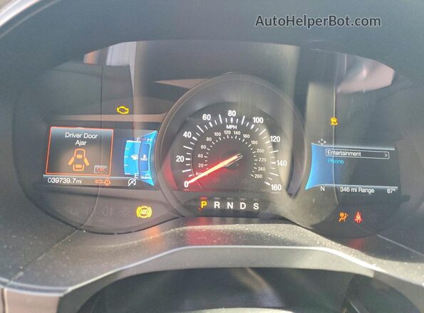 2FMPK4AP7PBA60244 2023 FORD EDGE Silver Вид щитка приладів