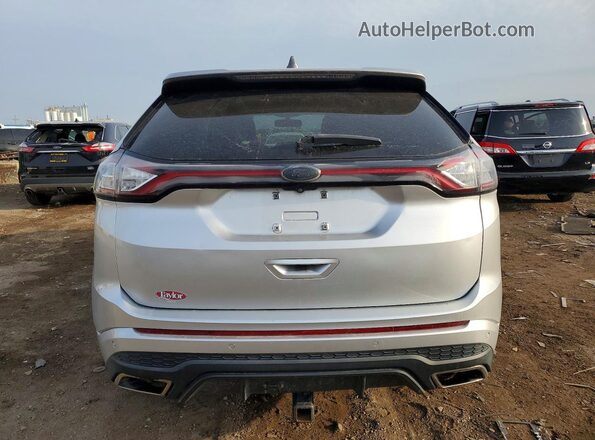 2FMPK4AP8HBC56324 2017 FORD EDGE Серебряный Вид сзади