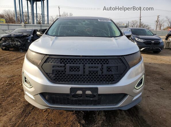 2FMPK4AP8HBC56324 2017 FORD EDGE Серебряный Вид спереди