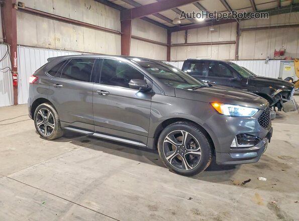 2FMPK4AP8KBC16736 2019 FORD EDGE Gray Առջևի աջ