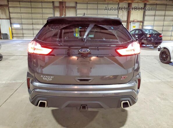 2FMPK4AP8KBC16736 2019 FORD EDGE Gray Հետևի տեսք