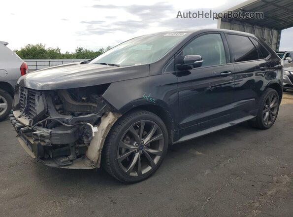 2FMPK4AP9GBB73516 2016 FORD EDGE Черный Передняя левая четверть