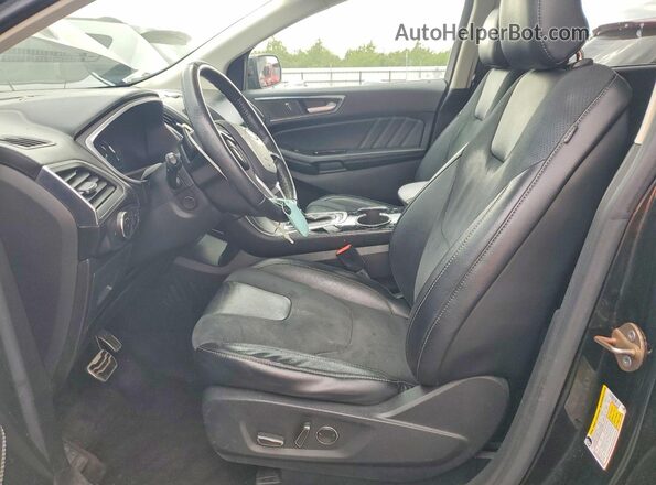 2FMPK4AP9GBB73516 2016 FORD EDGE Черный Вид салона спереди