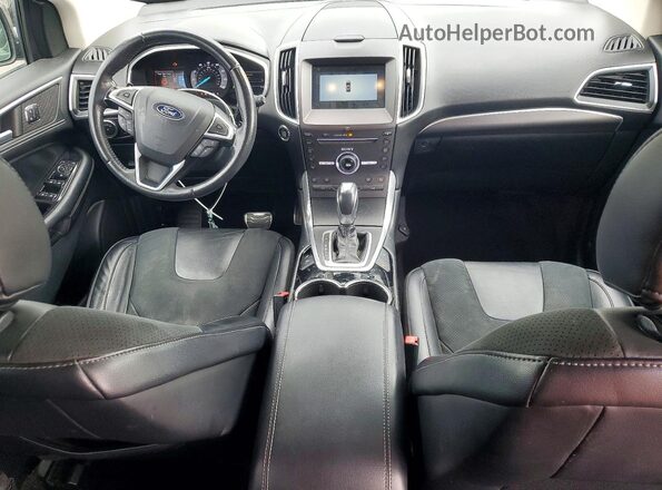 2FMPK4AP9GBB73516 2016 FORD EDGE Черный Вид панели приборов