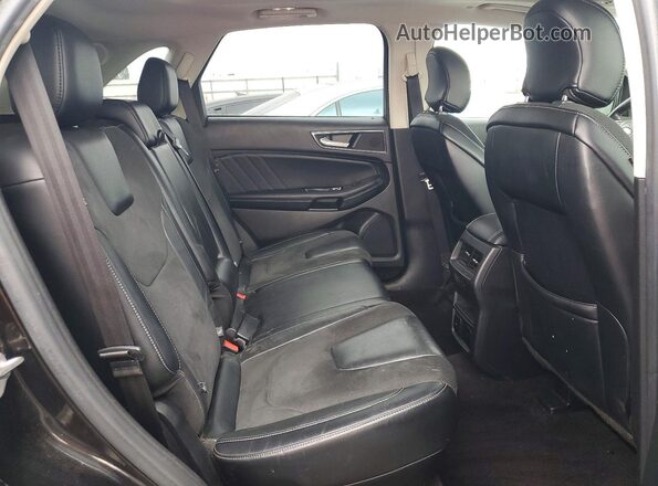 2FMPK4AP9GBB73516 2016 FORD EDGE Черный Вид задней части салона