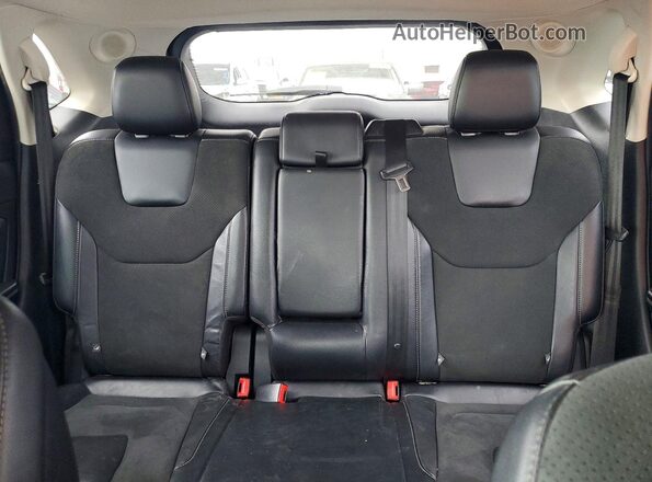 2FMPK4AP9GBB73516 2016 FORD EDGE Черный Вид задних сидений