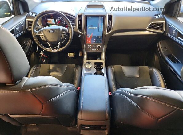 2FMPK4AP9NBA76510 2022 FORD EDGE Серебряный Вид панели приборов