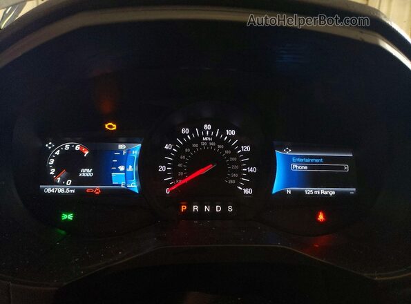 2FMPK4AP9PBA31988 2023 FORD EDGE Gray Вид щитка приладів