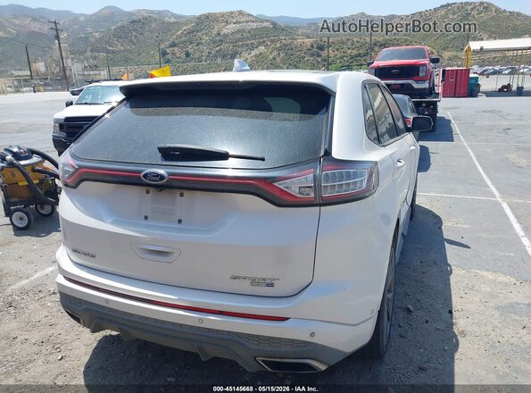 2FMPK4APXGBC59627 2016 FORD EDGE White Trasero derecho