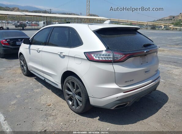 2FMPK4APXGBC59627 2016 FORD EDGE White Trasero izquierdo