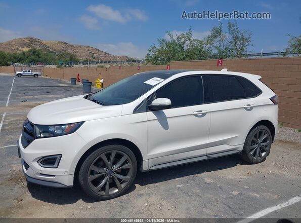 2FMPK4APXGBC59627 2016 FORD EDGE White Vista interior de 360 grados