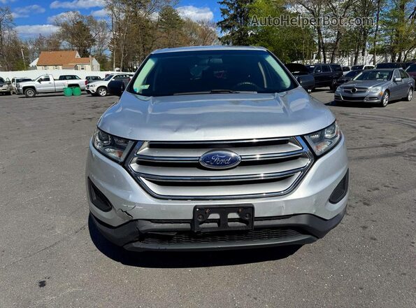 2FMPK4G90HBB08063 2017 FORD EDGE Серебряный Вид задних сидений