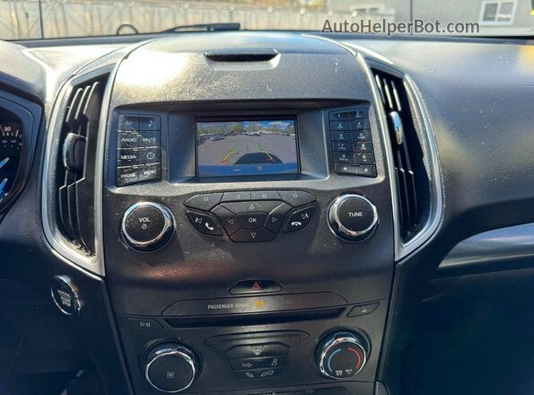2FMPK4G90HBB08063 2017 FORD EDGE Серебряный Вид щитка приборов