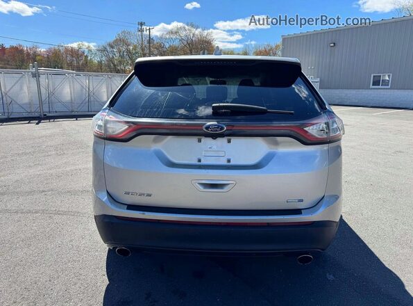 2FMPK4G90HBB08063 2017 FORD EDGE Серебряный Вид панели приборов
