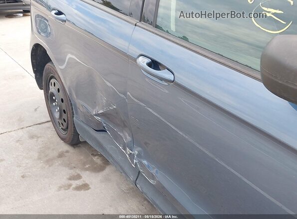2FMPK4G90KBB57710 2019 FORD EDGE Синий Вид спереди