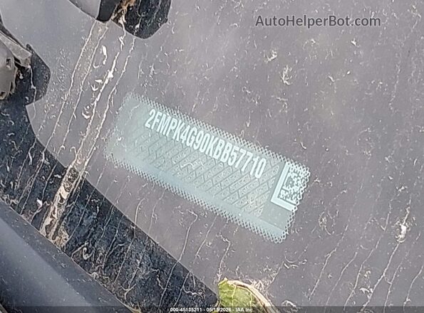2FMPK4G90KBB57710 2019 FORD EDGE Синий Вид подкапотного пространства