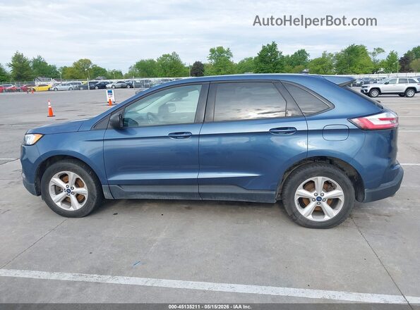 2FMPK4G90KBB57710 2019 FORD EDGE Синий Панорамный вид салона 360°