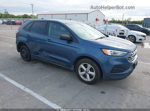2FMPK4G90KBB57710 2019 FORD EDGE Синий Передняя правая четверть