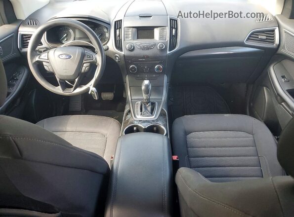 2FMPK4G91GBC25262 2016 FORD EDGE Silver Vista del salpicadero