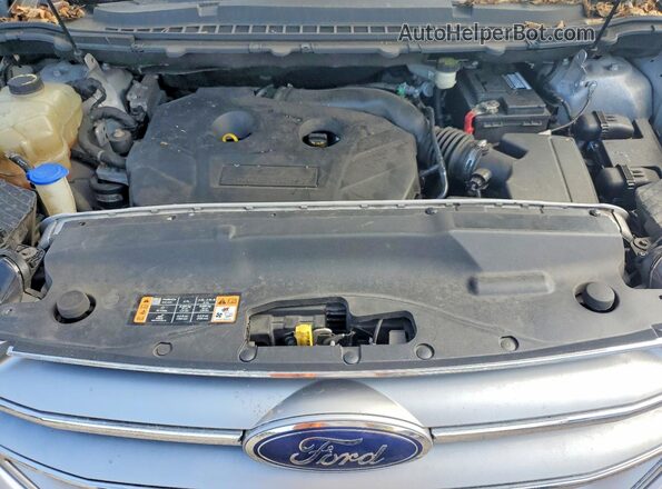 2FMPK4G91GBC25262 2016 FORD EDGE Silver Vista del compartimento del motor