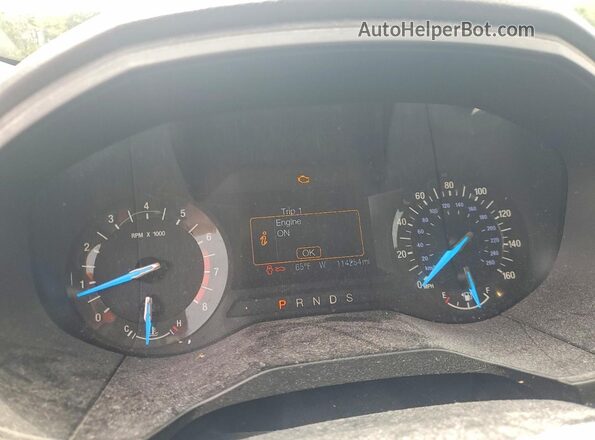 2FMPK4G91GBC33491 2016 FORD EDGE Silver Instrument cluster view