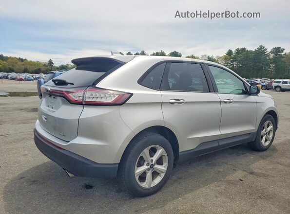 2FMPK4G91GBC33491 2016 FORD EDGE Silver Rear right