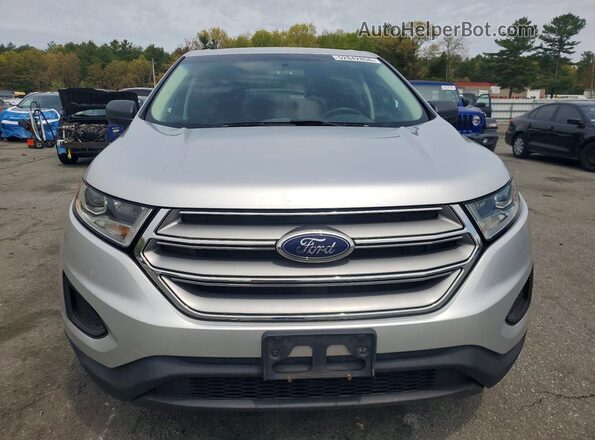 2FMPK4G91GBC33491 2016 FORD EDGE Silver Front view