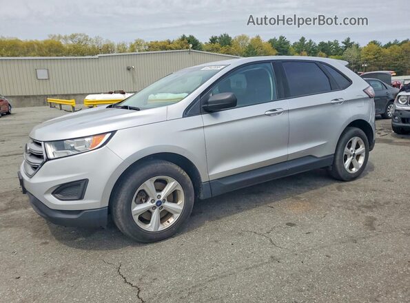 2FMPK4G91GBC33491 2016 FORD EDGE Silver Front left