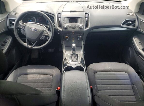 2FMPK4G91GBC33491 2016 FORD EDGE Silver Dashboard view