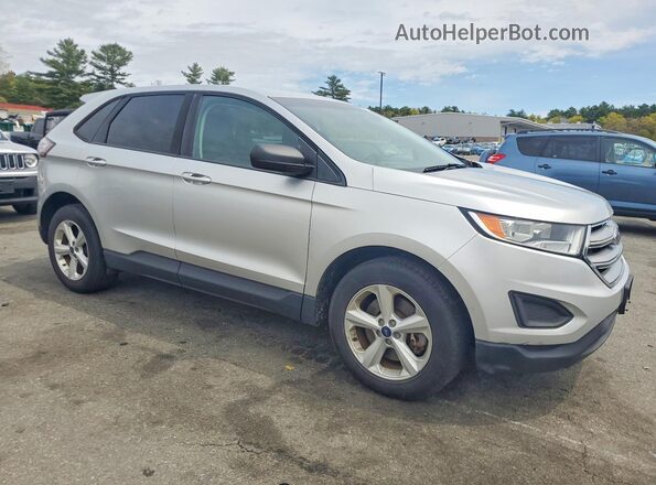 2FMPK4G91GBC33491 2016 FORD EDGE Silver Front right
