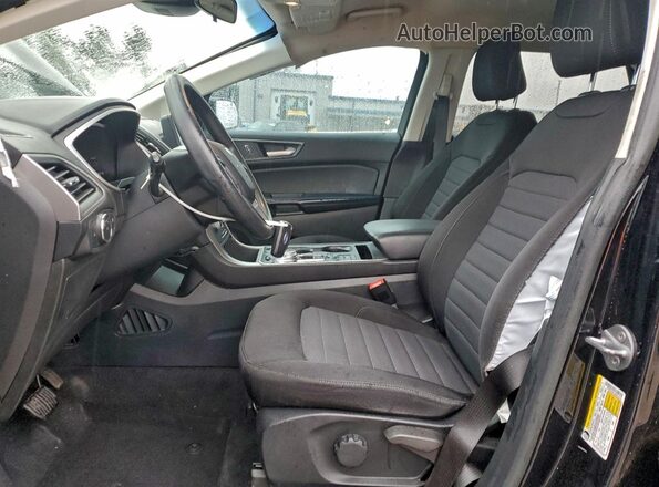 2FMPK4G91MBA24232 2021 FORD EDGE Black Widok wnętrza z przodu