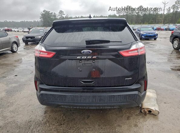 2FMPK4G91MBA24232 2021 FORD EDGE Black Widok z tyłu