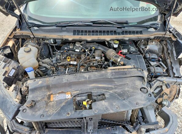 2FMPK4G91NBB09640 2022 FORD EDGE Gray Engine compartment view