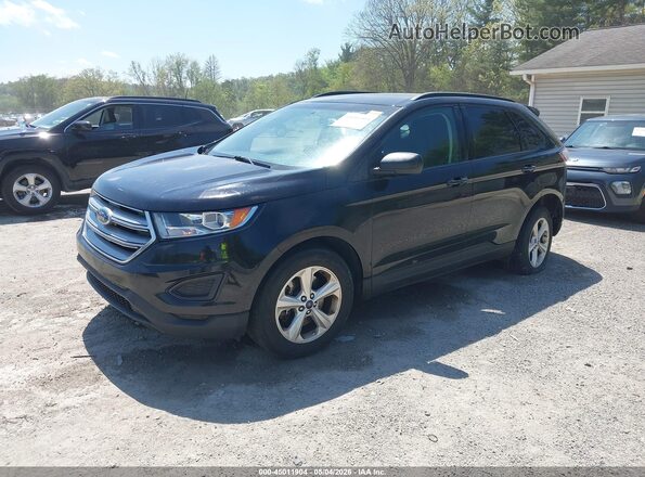 2FMPK4G92HBB45924 2017 FORD EDGE Черный Передняя левая четверть