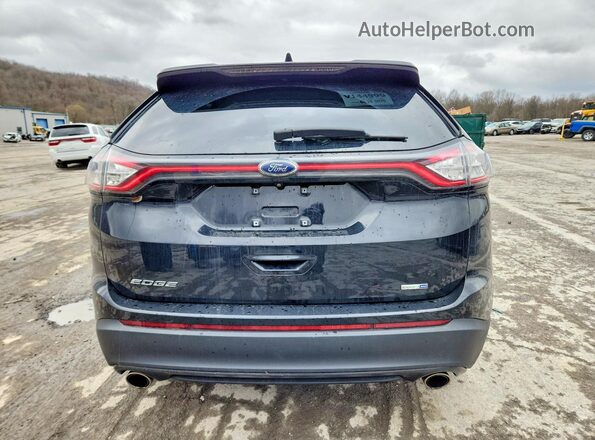 2FMPK4G92JBC30011 2018 FORD EDGE Black Vista trasera