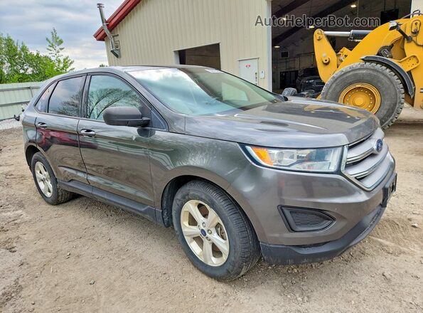 2FMPK4G92JBC56365 2018 FORD EDGE Gray Przód prawy