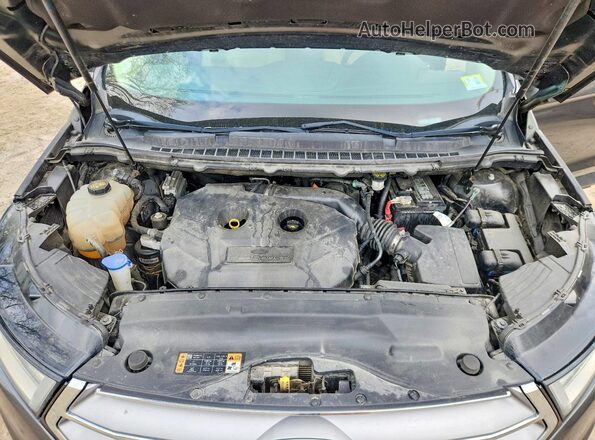2FMPK4G92JBC56365 2018 FORD EDGE Gray Widok komory silnika
