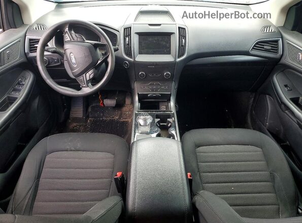 2FMPK4G93LBA91395 2020 FORD EDGE Угольный Вид панели приборов