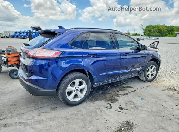 2FMPK4G94GBC53282 2016 FORD EDGE Синий Задняя правая четверть