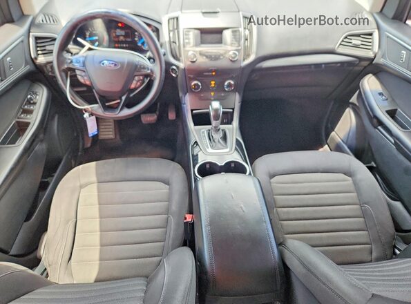 2FMPK4G94GBC53282 2016 FORD EDGE Синий Вид панели приборов