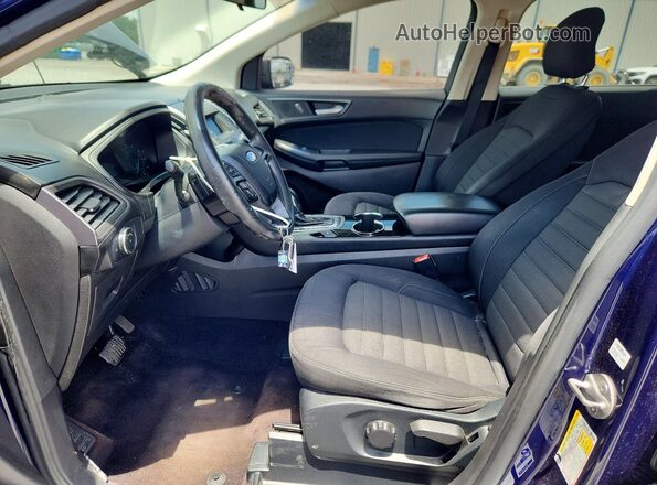 2FMPK4G94GBC53282 2016 FORD EDGE Синий Вид салона спереди