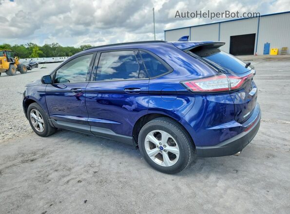 2FMPK4G94GBC53282 2016 FORD EDGE Синий Задняя левая четверть
