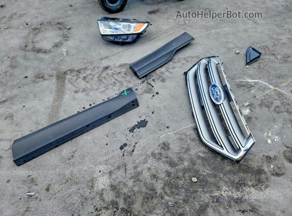 2FMPK4G94GBC53282 2016 FORD EDGE Синий Вид наклейки с VIN-кодом