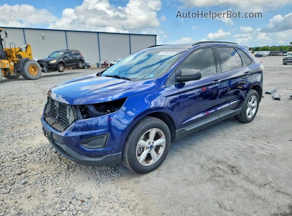 2FMPK4G94GBC53282 2016 FORD EDGE Синий Передняя левая четверть