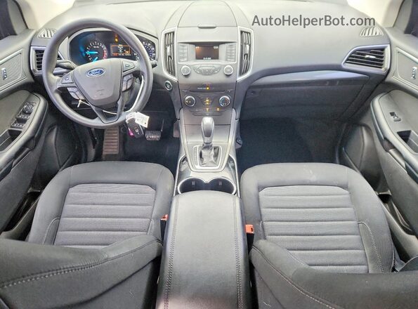 2FMPK4G94HBC44678 2017 FORD EDGE Blue Widok deski rozdzielczej